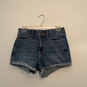 Hollister high-waisted denim shorts!